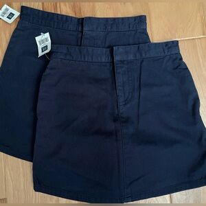 💙👧🏻GAP KIDS (2) Navy Skorts School📚✏️✂️Uniform NWT
